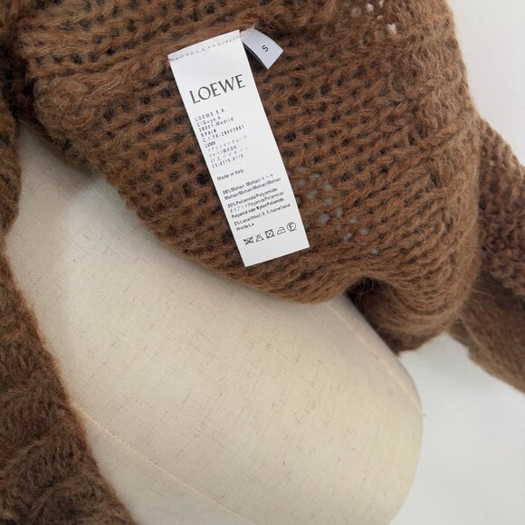 Loewe Anagram mohair and wool-blend cardigan - Picture 14 of 14